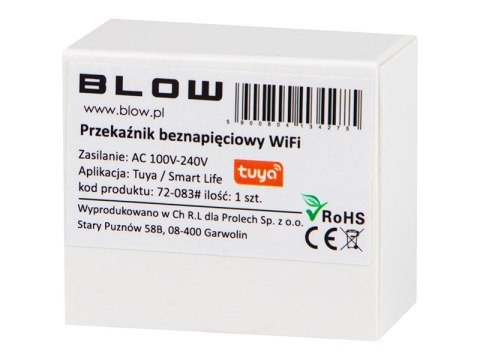 72-083# INTELIGENTNY PRZEKAŹNIK BEZNA PIĘCIOWY WIFI TUYA 72-083# INTELIGENTNY PRZEKAŹNIK BEZNA PIĘCIOWY WIFI TUYA