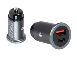 75-726# ŁADOWARKA SAMOCHODOWA GNIAZDO USB+USB-C 30W G30C