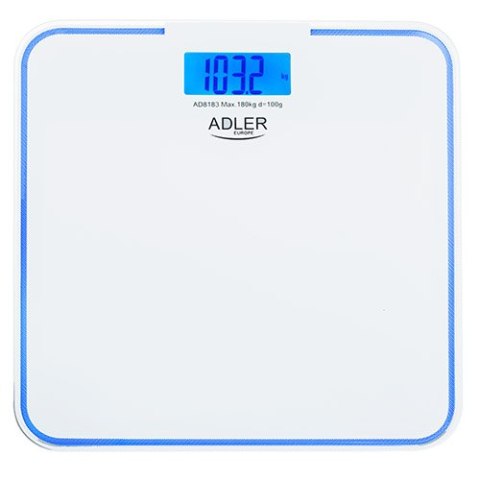 AD 8183 WAGA ŁAZIENKOWA - 180KG - Z PODŚWIETLENIEM KRAWĘDZI AD 8183 WAGA ŁAZIENKOWA - 180KG - Z PODŚWIETLENIEM KRAWĘDZI