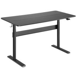 BIURKO STOLIK Z BLATEM 140x68CM ERGO OFFICE, S PRĘŻYNA GAZOWA, REGULACJA WYSOKOŚCI, DO  PRACY STOJĄCO SIEDZĄCEJ, MAx WYS 115CM, ER