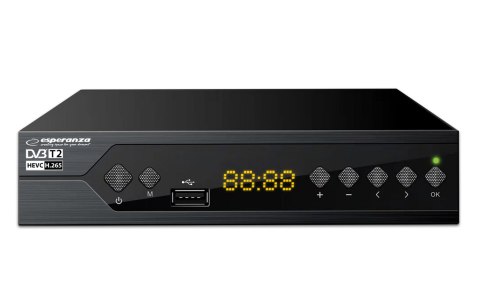 EV107R ES PERANZA TUNER/DEKODER CYFROWY DVB-T2 H.265/HEVC EV107R