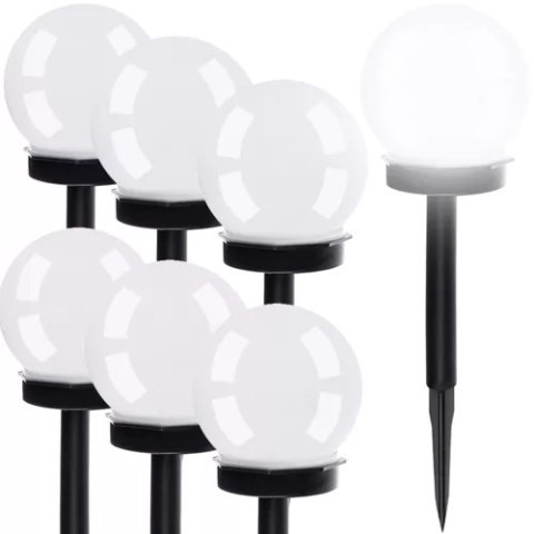 LAM PA OGRODOWA SOLARNA- KULA ZESTAW 6SZT. 23562 LAM PA OGRODOWA SOLARNA- KULA ZESTAW 6SZT. 23562