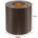 TAŚMA OGRODZENIOWA 19CMx35M 630G/M2 BRĄZOWA 23707