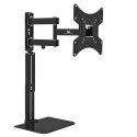 UCHWYT DO TV Z  PÓŁKĄ NA DVD MACLEAN, VESA 200x200 , 23"-43", 25KG, MC-771A