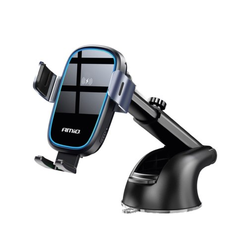 UCHWYT DO SAMOCHODU NA TELEFON SZYBĘ KOK PIT DESKĘ ŁADOWARKA INDUKCYJNA 15W AMIO-03779 UCHWYT DO SAMOCHODU NA TELEFON SZYBĘ KOK PIT DESKĘ ŁADOWARKA INDUKCYJNA 15W AMIO-03779
