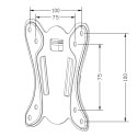UCHWYT DO TELEWIZORA MACLEAN, MAx VESA 100x100, 13-27", 25KG, MC-715A