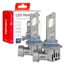 ŻARÓWKI SAMOCHODOWE LED SERIA x5 WINGER HB4 6000K CANBUS AMIO-03949