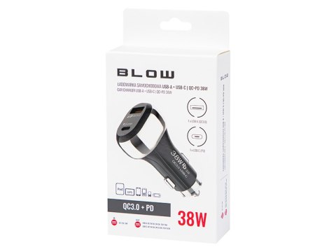 75-777# ŁADOWARKA SAMOCHODOWA GN.USB+USB-C 38W G38A 75-777# ŁADOWARKA SAMOCHODOWA GN.USB+USB-C 38W G38A