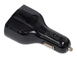 75-780# ŁADOWARKA SAMOCHODOWA GN.USBx2+USB-C G31A