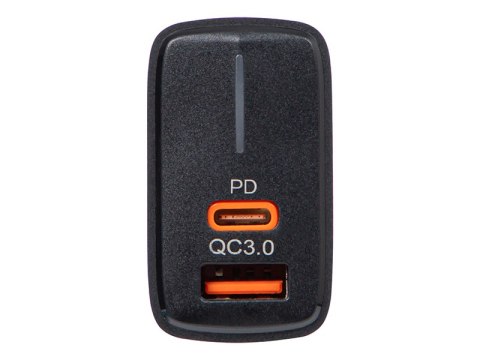 76-021# ŁADOWARKA SIECIOWA GNIAZDO USB + USB-C qC+ PD 20W 76-021# ŁADOWARKA SIECIOWA GNIAZDO USB + USB-C qC+ PD 20W
