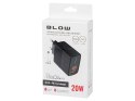 76-021# ŁADOWARKA SIECIOWA GNIAZDO USB + USB-C qC+ PD 20W