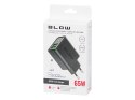 76-023# ŁADOWARKA SIECIOWA GNIAZDO USBx2 + USB-C qC+ PD 65W
