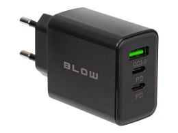 76-025# ŁADOWARKA SIECIOWA GNIAZDO USB + USB-Cx2 qC+ PD 40W
