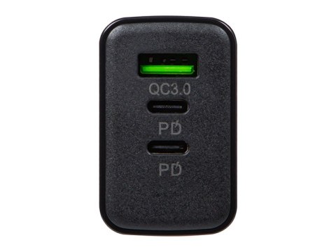 76-025# ŁADOWARKA SIECIOWA GNIAZDO USB + USB-Cx2 qC+ PD 40W 76-025# ŁADOWARKA SIECIOWA GNIAZDO USB + USB-Cx2 qC+ PD 40W