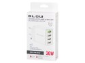 76-026# ŁADOWARKA SIECIOWA GNIAZDO USBx3 + USB qC 30W