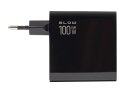 76-028# ŁADOWARKA SIECIOWA GNIAZDO USBx2 + USB-Cx2 qC+ PD 100W