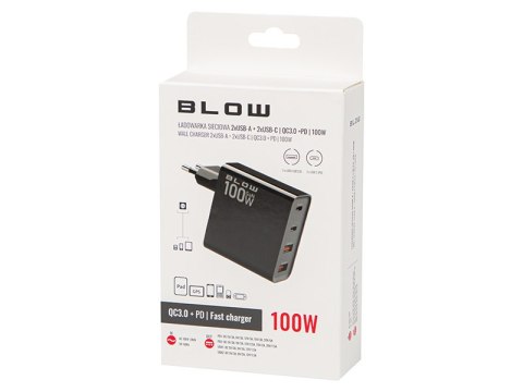 76-028# ŁADOWARKA SIECIOWA GNIAZDO USBx2 + USB-Cx2 qC+ PD 100W 76-028# ŁADOWARKA SIECIOWA GNIAZDO USBx2 + USB-Cx2 qC+ PD 100W