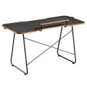 BIURKO GAMINGOWE Z  PÓŁKĄ NA MONITOR NANORS, 50KG MAx, WYSOKOŚĆ 850MM, CZARNE, RS170