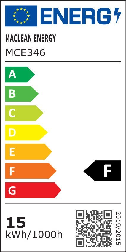 LAM PA LED MACLEAN, KOLOR SZARY, 15W, IP65, 1300LM, BARWA NEUTRALNA BIAŁA (4000K) MCE346 GR LAM PA LED MACLEAN, KOLOR SZARY, 15W, IP65, 1300LM, BARWA NEUTRALNA BIAŁA (4000K) MCE346 GR