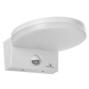 LAM PA LED Z CZUJNIKIEM RUCHU MACLEAN, CZUJNIK RUCHU PIR, KOLOR BIAŁY, 15W, IP65, 1560LM, BARWA NEUTRALNA BIAŁA (4000K) MCE344 W