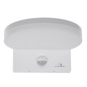 LAM PA LED Z CZUJNIKIEM RUCHU MACLEAN, CZUJNIK RUCHU PIR, KOLOR BIAŁY, 15W, IP65, 1560LM, BARWA NEUTRALNA BIAŁA (4000K) MCE344 W