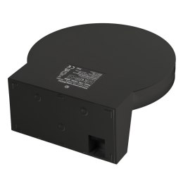LAM PA LED Z CZUJNIKIEM RUCHU MACLEAN, CZUJNIK RUCHU PIR, KOLOR CZARNY, 15W, IP65, 1560LM, BARWA NEUTRALNA BIAŁA (4000K) MCE344 B