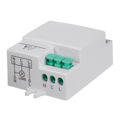 MIKROFALOWY CZUJNIK RUCHU MACLEAN, ZASIĘG 8M, MAx. OBCIĄŻENIE 1200W, IP20, 5.8 GHZ, MCE316 MIKROFALOWY CZUJNIK RUCHU MACLEAN, ZASIĘG 8M, MAx. OBCIĄŻENIE 1200W, IP20, 5.8 GHZ, MCE316