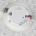 SUFITOWA LAM PA LED Z CZUJNIKIEM MACLEAN, CZUJNIK MIKROFALOWY 5.8GHZ,4000K, 12W, 950LM, IP44, MCE347