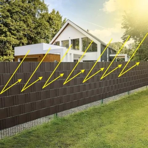 TAŚMA OGRODZENIOWA 19CMx35M 450G/M2 BRĄZOWA 23702 TAŚMA OGRODZENIOWA 19CMx35M 450G/M2 BRĄZOWA 23702