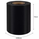 TAŚMA OGRODZENIOWA 19CMx35M 450G/M2 CZARNA 23698