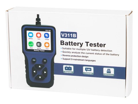 58-670# TESTER AKUMULATORÓW 12V V311B 58-670# TESTER AKUMULATORÓW 12V V311B