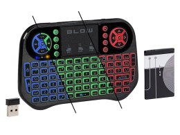 84-256# KLAWIATURA BEZ PRZEWODOWA 2,4GHZ+BLUETOOTH MINIKS-6 +TOUCH PAD