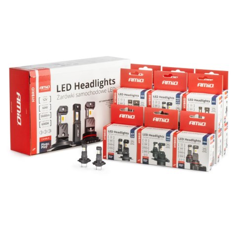 ŻARÓWKI SAMOCHODOWE LED SERIA HYBRID H1 H3 H4 H7 HB3 HB4 6000K CANBUS 16 K PL. AMIO-04120 ŻARÓWKI SAMOCHODOWE LED SERIA HYBRID H1 H3 H4 H7 HB3 HB4 6000K CANBUS 16 K PL. AMIO-04120