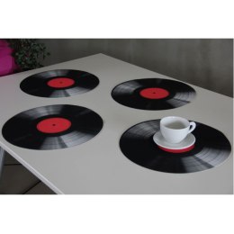 ZESTAW  PODKŁADEK NA STÓŁ OKRĄGŁYCH 4D - VINYL 