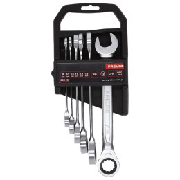 KLUCZE  PŁASKIE Z GRZECHOTKĄ,ZESTAW 6SZT.(8-19MM),CRV, PROLINE