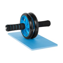 KÓŁKO  PODWÓJNE, ROLLER DO ĆWICZEŃ MIĘŚNI BRZUCHA AB WHEEL AB-2 , REBEL ACTIVE