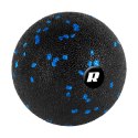 PIŁKA DO MASAŻU 8CM, KOLOR CZARNO-NIEBIESKI, MATERIAŁ EPP, REBEL ACTIVE