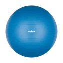PIŁKA GIMNASTYCZNA REHABILITACYJNA 65CM Z  POM PKĄ RĘCZNĄ, KOLOR NIEBIESKI , REBEL ACTIVE