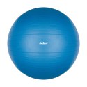 PIŁKA GIMNASTYCZNA REHABILITACYJNA 75CM Z  POM PKĄ RĘCZNĄ, KOLOR NIEBIESKI , REBEL ACTIVE