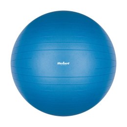 PIŁKA GIMNASTYCZNA REHABILITACYJNA 75CM Z  POM PKĄ RĘCZNĄ, KOLOR NIEBIESKI , REBEL ACTIVE
