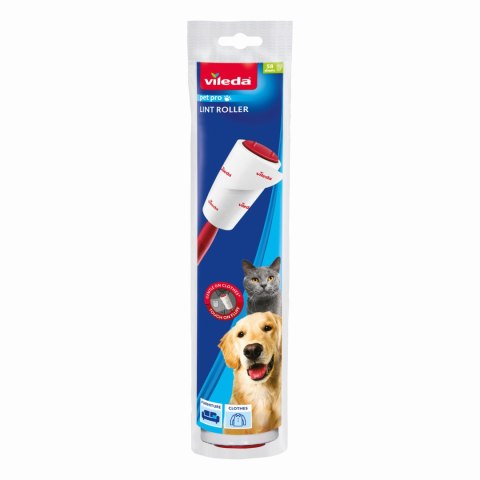 ROLKA DO USUWANIA SIERŚCI, WŁOSÓW I DROBINEK BRUDU, VILEDA PET PRO ROLKA DO USUWANIA SIERŚCI, WŁOSÓW I DROBINEK BRUDU, VILEDA PET PRO