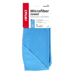 ŚCIERECZKA MIKROFIBRA DO MYCIA CZYSZCZENIA SZYB OKIEN LUSTER 30x40 CM AMIO-03731