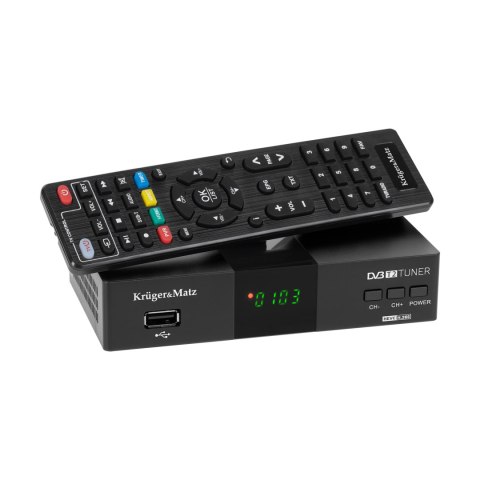 TUNER DVB-T2 H.265 HEVC KRUGER&MATZ