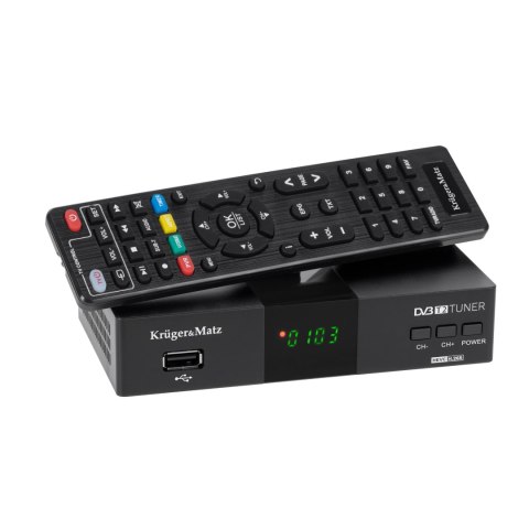 TUNER DVB-T2 H.265 HEVC KRUGER&MATZ TUNER DVB-T2 H.265 HEVC KRUGER&MATZ