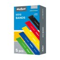 ZESTAW GUM DO ĆWICZEŃ LATEKSOWY - MINI BAND L, 2.3-18.2 KG, 5 GUM, KOLOROWY, REBEL ACTIVE