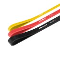 ZESTAW GUM DO ĆWICZEŃ LATEKSOWY - POWER BAND PLS-1, 4-32 KG, 3 GUMY, REBEL ACTIVE