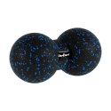 ZESTAW WAŁEK DO MASAŻU, MINI ROLLER, 2  PIŁKI, 2 DUOBALL-E , 6 ELEMENTÓW, KOLOR CZARNO-NIEBIESKI, MATERIAŁ EPP, REBEL ACTIVE