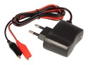83-233# ŁADOWARKA DO AKUMULATORÓW ŻELOWYCH 6V 1A LED BLOW