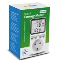 MIERNIK ENERGII GREENBLUE, WATOMIERZ, TY P F, 220-240V AC, 50HZ, MAx. OBCIĄŻENIE 16A, IP20, WBUDOWANA BATERIA, GB364 F