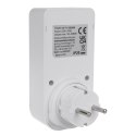 MIERNIK ENERGII GREENBLUE, WATOMIERZ, TY P F, 220-240V AC, 50HZ, MAx. OBCIĄŻENIE 16A, IP20, WBUDOWANA BATERIA, GB364 F